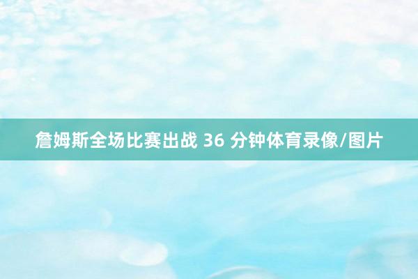 詹姆斯全场比赛出战 36 分钟体育录像/图片